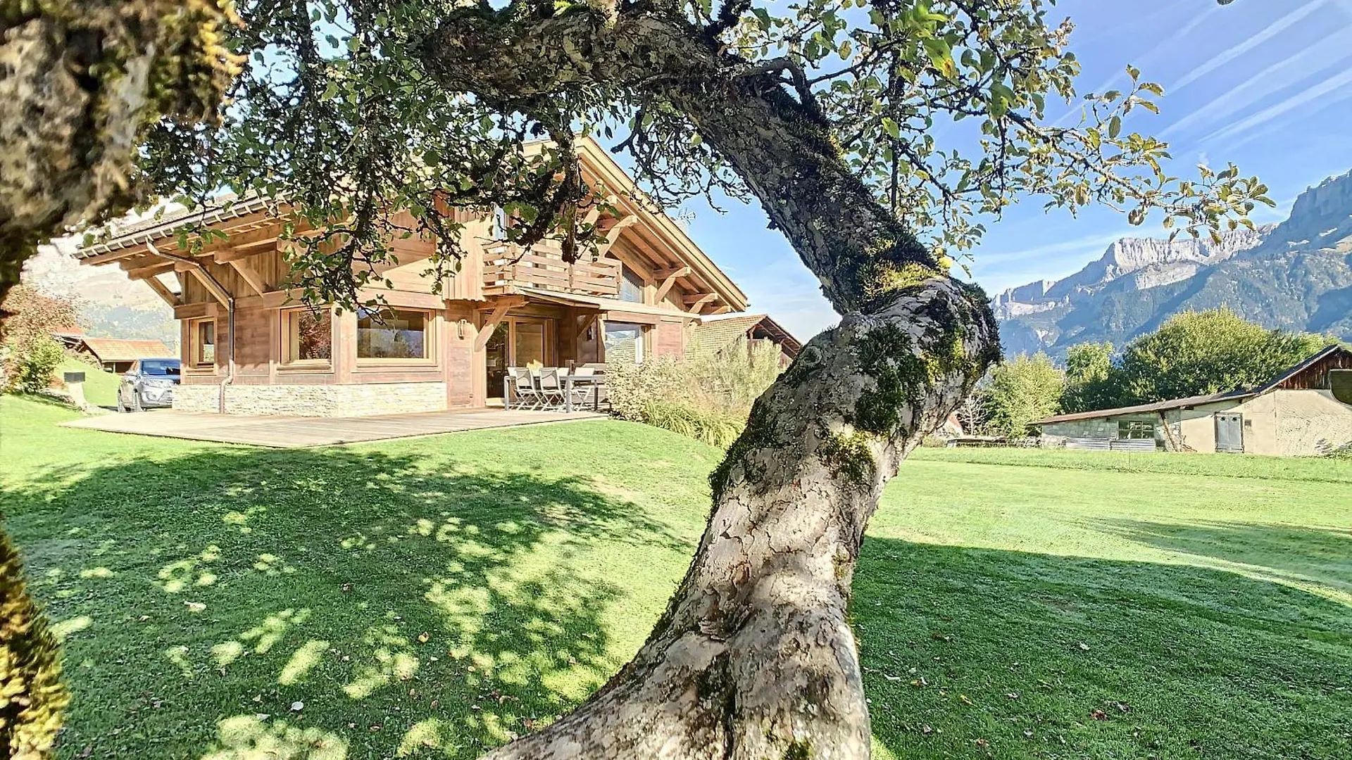Duplex Neuf Avec Terrasse Face Au Mont Blanc, 3 Chambres Et Mezzanine, A 3 Km Du Centre De Combloux - Fr-1-560-65 Apartment